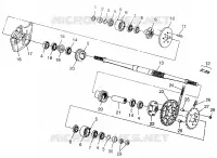 MIDDLE DRIVE ASSEMBLY BIG BOSS 6X6 400L W97AE38A (4940814081C002)