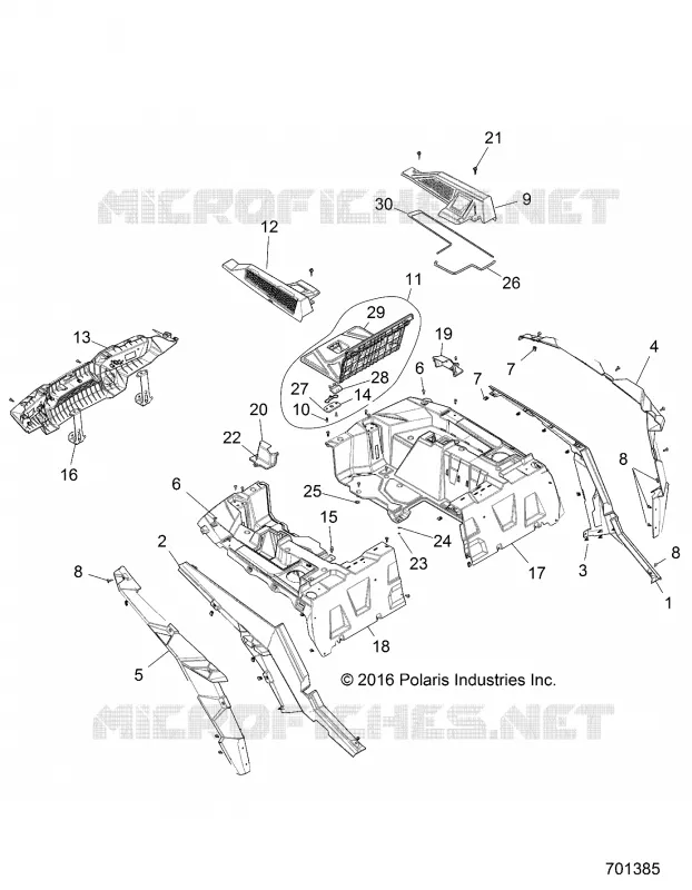 REAR BODYWORK RACK AND FENDERS