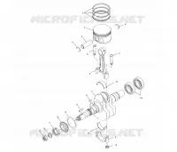 CRANKSHAFT AND PISTON