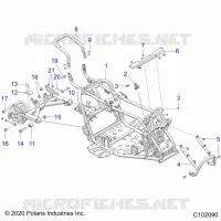 CHASSIS, FRAME ASM AND SWINGARM