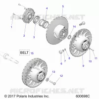DRIVE TRAIN, CLUTCH, SECONDARY