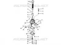 CARBURETOR SPORT 0960443, SPORT TOURING 0960243  AND EUROPEAN SPORT TOURING (4932223222C014)