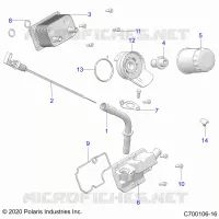 ENGINE, DIPSTICK & OIL FILTER