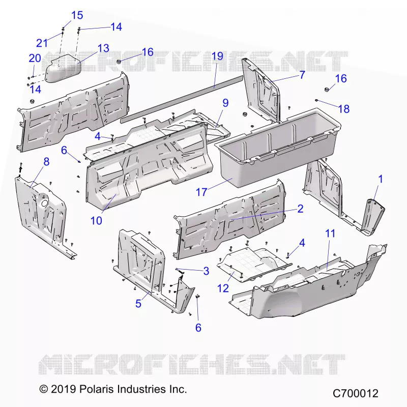 FLOOR AND FENDERS