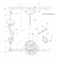 ENGINE, CARBURETOR UPPER