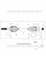DRIVE TRAIN, REAR HALF SHAFT (TO 4/25/16)