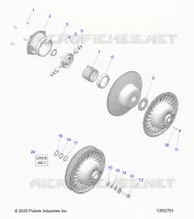 DRIVE TRAIN, CLUTCH, SECONDARY