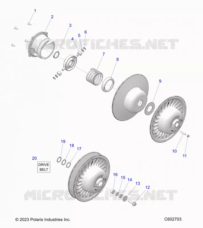 DRIVE TRAIN, CLUTCH, SECONDARY