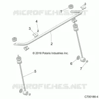 SUSPENSION, FRONT, STABILIZER BAR