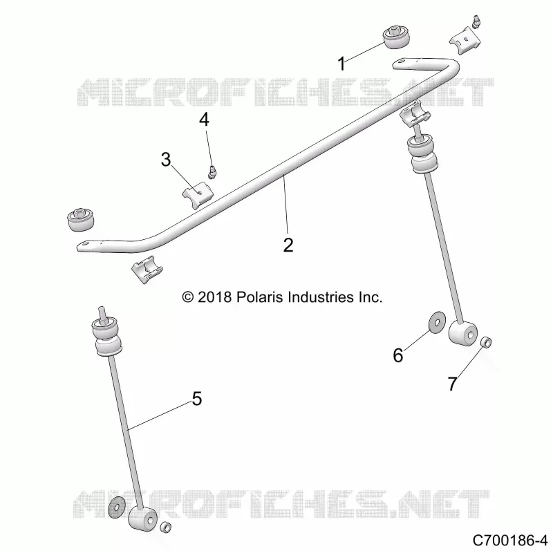 SUSPENSION, FRONT, STABILIZER BAR
