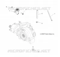 DRIVE TRAIN, GEARCASE MOUNTING, FRONT