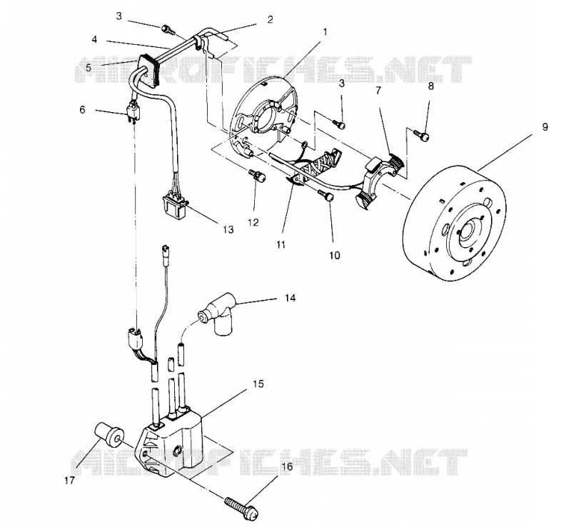 MAGNETO ASSEMBLY 440 XCR 0951660 (4929112911D002)