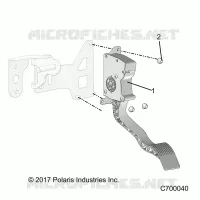 ENGINE, THROTTLE PEDAL