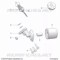 OIL FILTER AND DIPSTICK