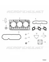 ENGINE, UPPER GASKET KIT 