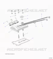 ENGINE, THROTTLE BODY AND VALVE COVER