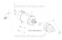 ENGINE, STARTING MOTOR