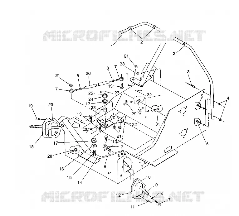STEERING ASSEMBLY 440 XCR / 0931760 (4923022302016A)
