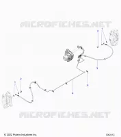 FRONT BRAKE BRAKE LINE