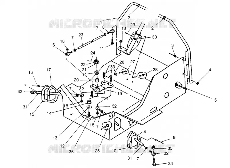 STEERING ASSEMBLY 440 XCR 0951660 (4929112911B005)