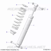 SUSPENSION, REAR SHOCK