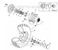 FRONT WHEEL ASSEMBLY 4X4 350L / W938139 (4924052405015A)