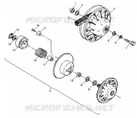 DRIVEN CLUTCH MAGNUM 6X6 W97AE42A AND SWEDISH MAGNUM 6X6 S97AE42E (4940754075C011)