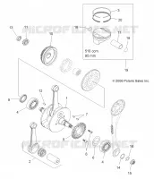 ENGINE, CRANKSHAFT AND PISTON