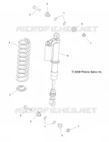 REAR SUSPENSION SHOCK MOUNTING