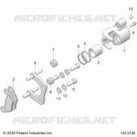 BRAKES, REAR CALIPER