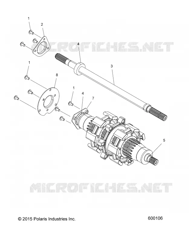 DRIVE TRAIN, JACKSHAFT AND DRIVE SHAFT
