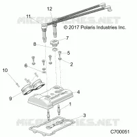 THROTTLE BODY AND VALVE COVER