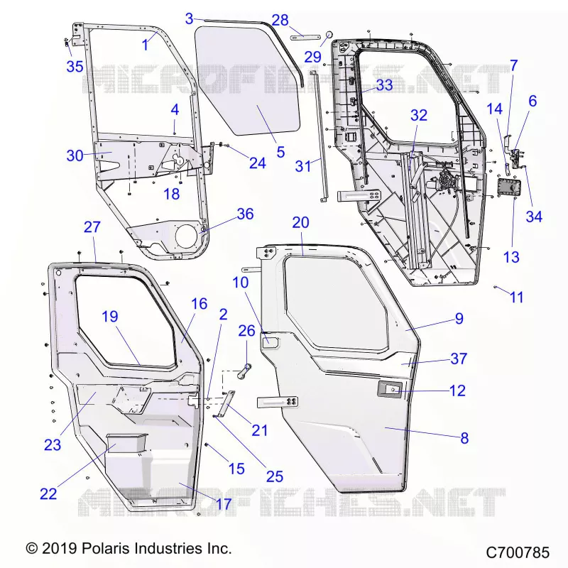 BODY, FULL POWER DOOR/WNDW