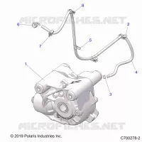 DRIVE TRAIN, FRONT GEARCASE MOUNTING