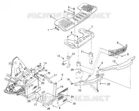 FRONT RACK   BUMPER MOUNTING (400) XPRESS 400 W969540 (4935923592A011)