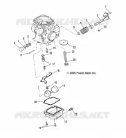 ENGINE, CARBURETOR, LOWER