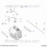 FUEL SYSTEM, FUEL TANK ASM.