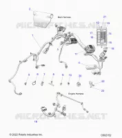 ELECTRICAL, WIRE HARNESS,CHASSIS/FUSE BLOCK, ENGINE