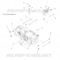 DRIVE TRAIN, MAIN GEARCASE MOUNTING