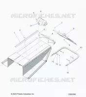 BUMPER, REAR, SNOWFLAP AND TAILLIGHT COVER