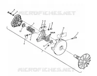 DRIVE CLUTCH ASSEMBLY TRAIL BLAZER / W927221 (4922852285023A)