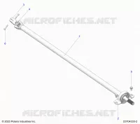 DRIVE TRAIN, REAR PROP SHAFT