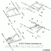REAR SUSPENSION CONTROL ARMS