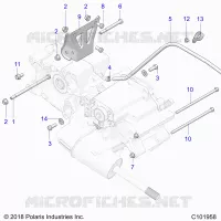 DRIVE TRAIN, MAIN GEARCASE MOUNTING
