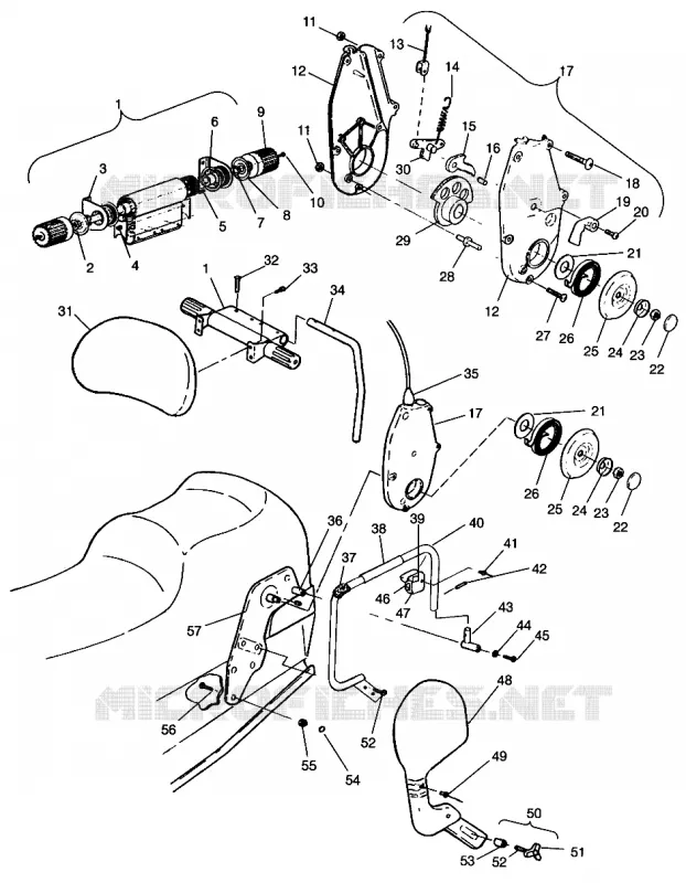 BACKREST CLASSIC TOURING 0963365 AND EUROPEAN CLASSIC TOURING E963365 (4933623362A007)