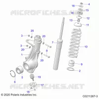 SUSPENSION, FRONT STRUT 