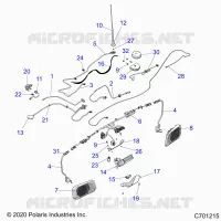 ELECTRICAL, DASH COMPONENTS, RIDE COMMAND