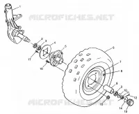 FRONT WHEEL XPRESS 300 W97CA28C AND  XPRESS 400L W97CA38C (4939603960B008)