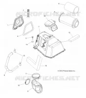 ENGINE, AIR INTAKE (BUILT 10/23/10 AND AFTER)