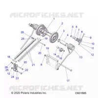SUSPENSION, REAR TORQUE ARM